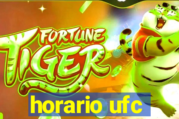 horario ufc