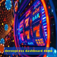 devexpress dashboard demo