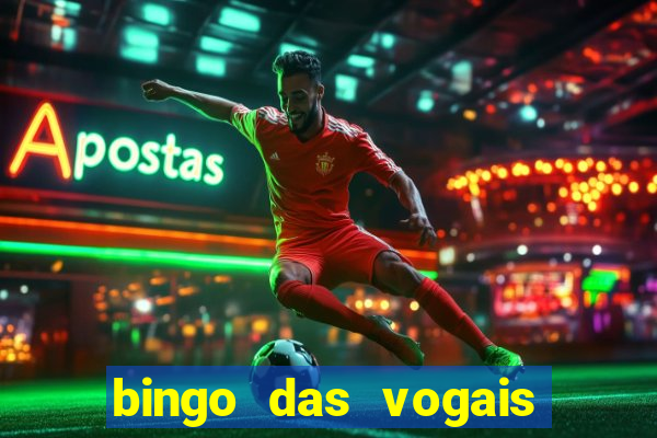 bingo das vogais colorido para imprimir