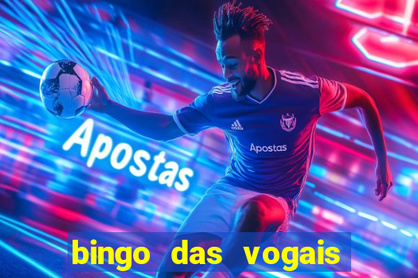 bingo das vogais colorido para imprimir