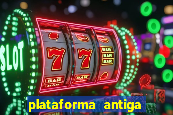 plataforma antiga de jogos