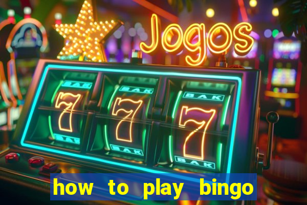 how to play bingo for money