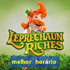 melhor horário para ganhar no fortune tiger