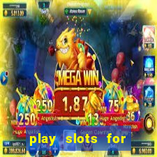 play slots for real cash