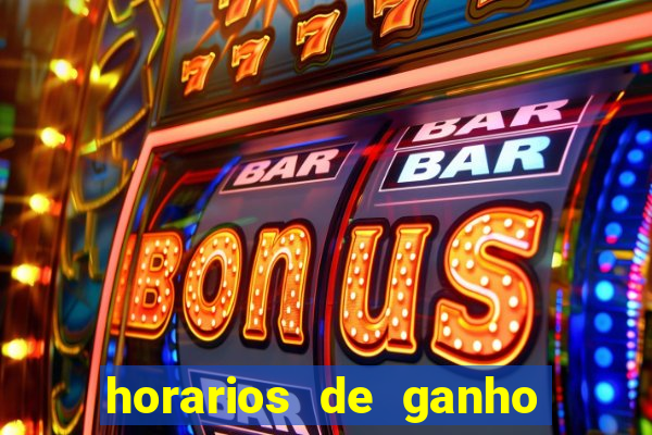 horarios de ganho do fortune tiger