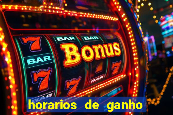 horarios de ganho do fortune tiger