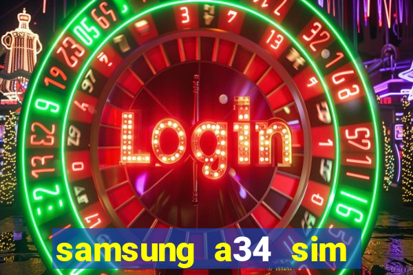 samsung a34 sim card slot