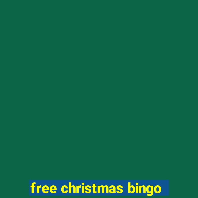 free christmas bingo