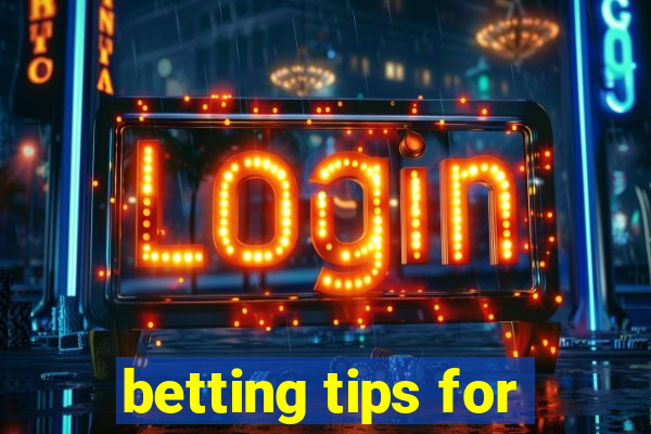 betting tips for