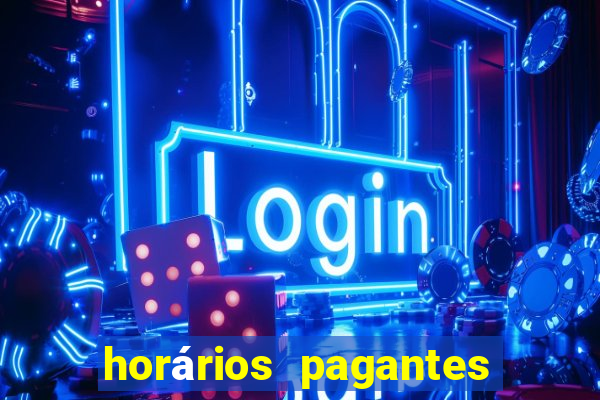 horários pagantes do fortune ox