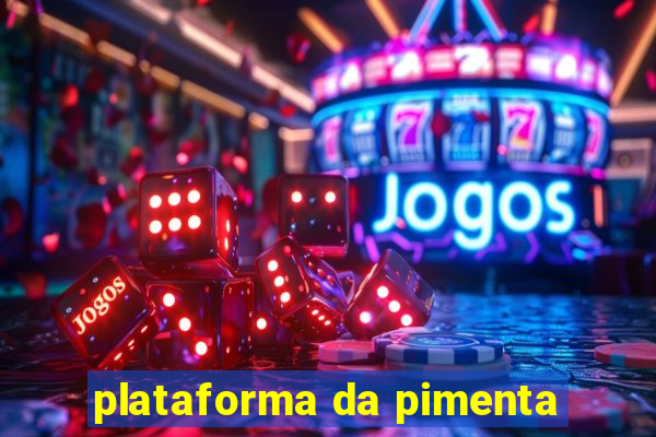 plataforma da pimenta