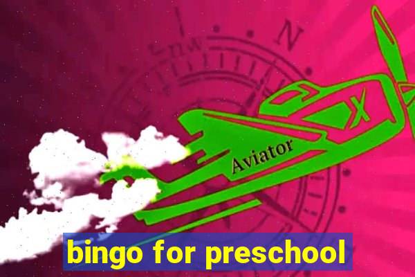 bingo for preschool