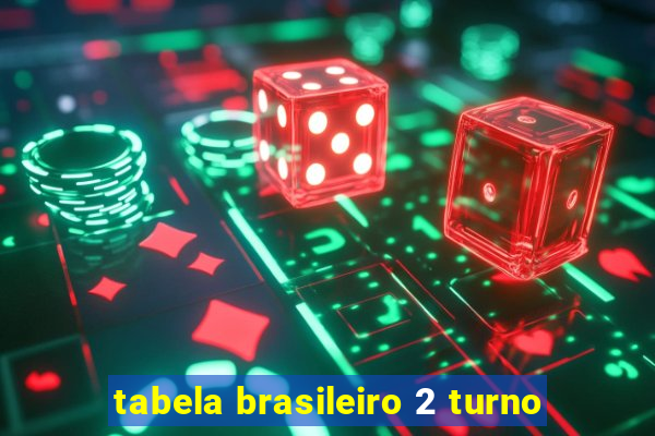 tabela brasileiro 2 turno