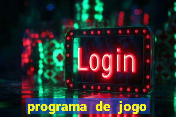 programa de jogo de futebol