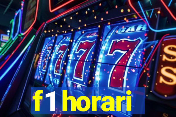 f1 horari