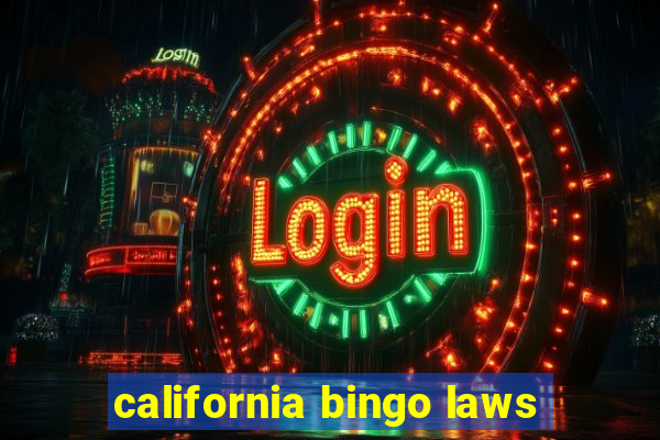 california bingo laws