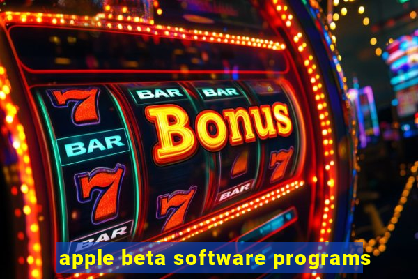 apple beta software programs