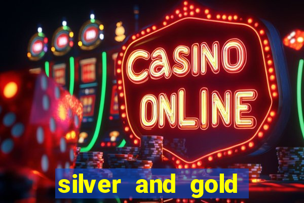 silver and gold slot machine