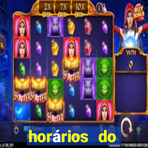 horários do fortune tiger