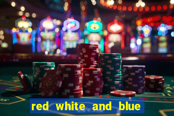 red white and blue slot machine