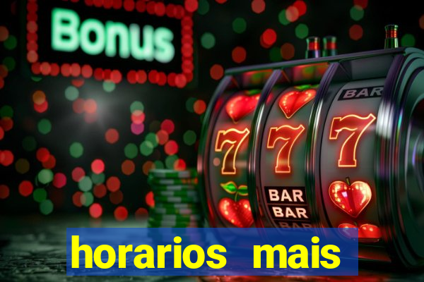 horarios mais pagantes fortune tiger