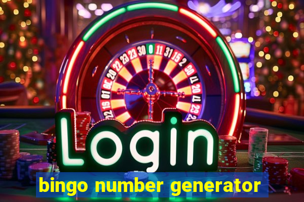 bingo number generator