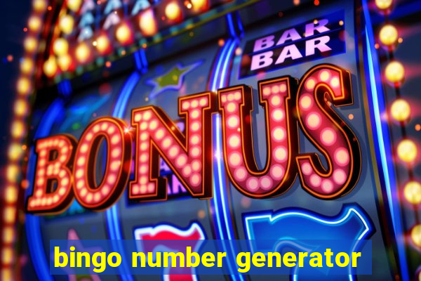 bingo number generator