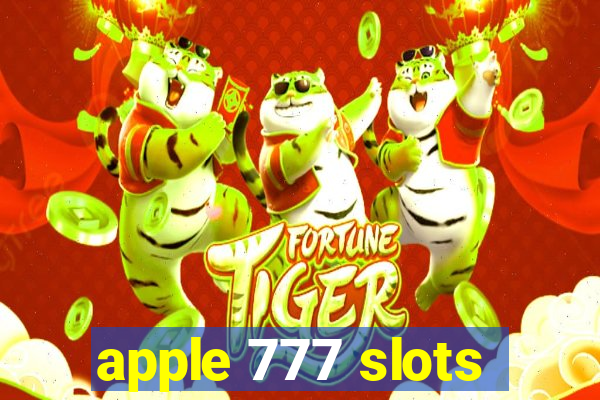 apple 777 slots