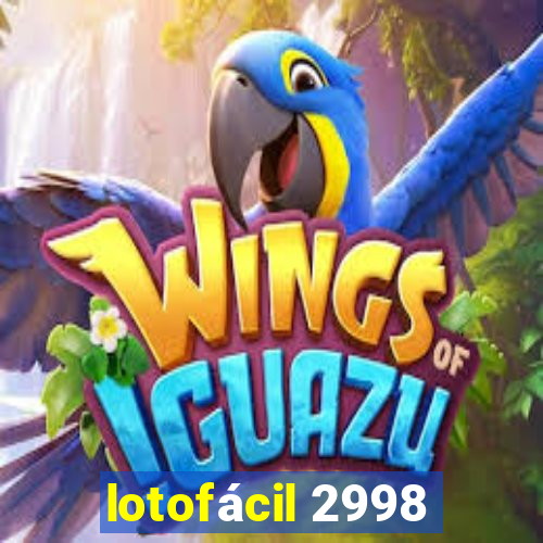 lotofácil 2998