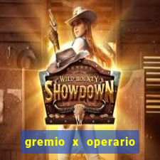 gremio x operario ao vivo