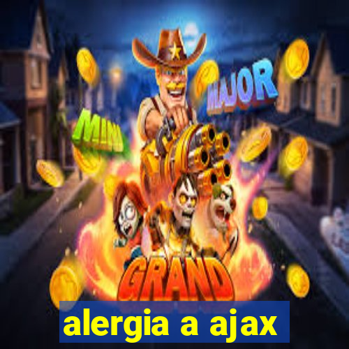 alergia a ajax