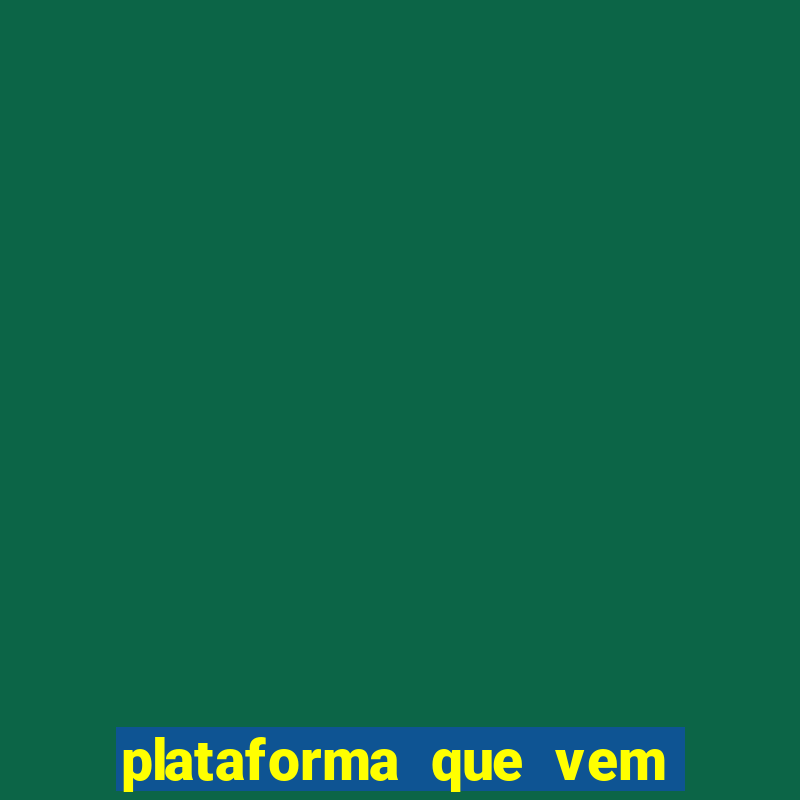 plataforma que vem com b?nus para jogar