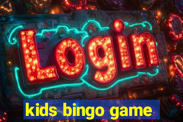 kids bingo game