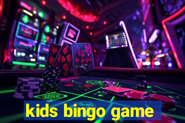 kids bingo game