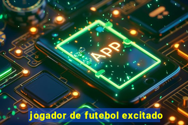 jogador de futebol excitado