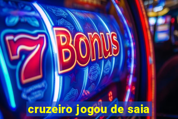 cruzeiro jogou de saia