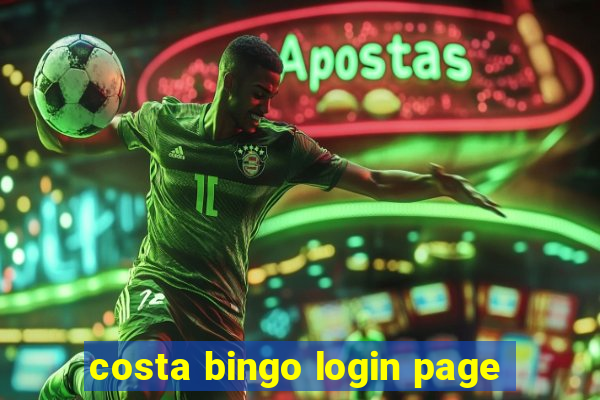 costa bingo login page