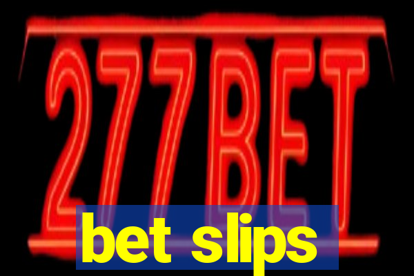 bet slips