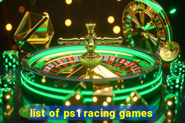 list of ps1 racing games