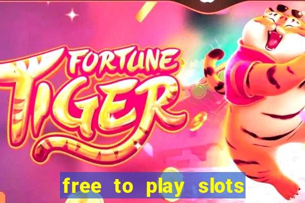 free to play slots no download