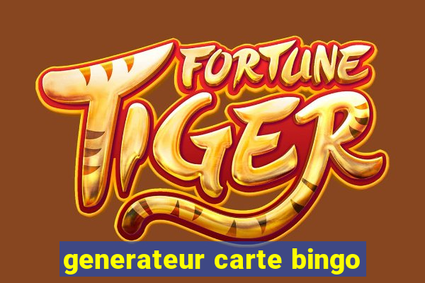 generateur carte bingo