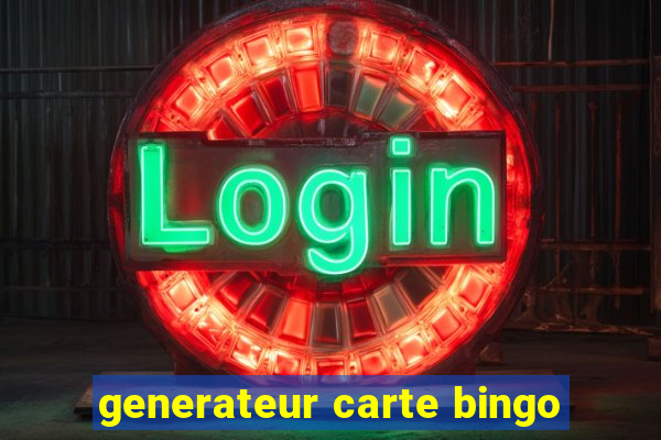 generateur carte bingo