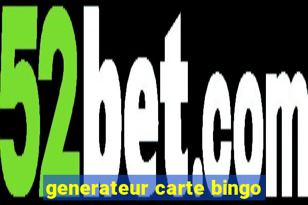 generateur carte bingo