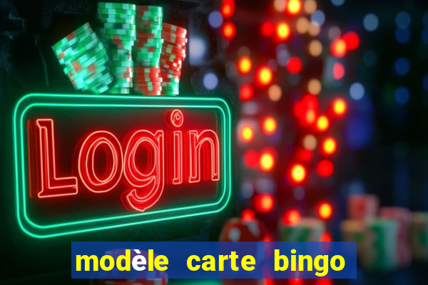 modèle carte bingo quarantaine gratuit