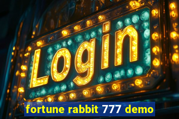 fortune rabbit 777 demo