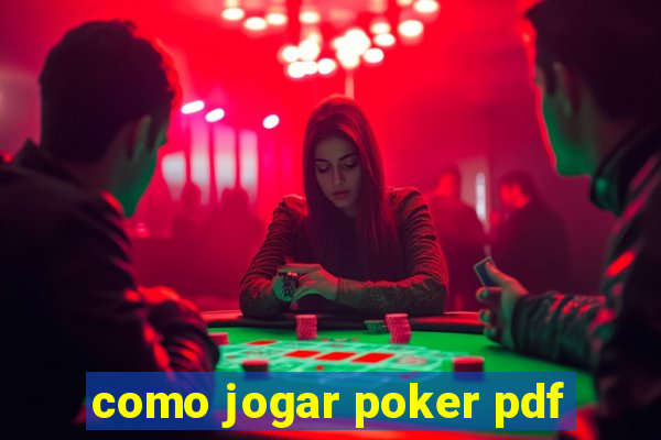 como jogar poker pdf