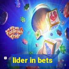 lider in bets