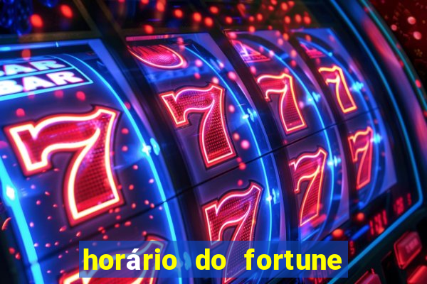 horário do fortune rabbit hoje