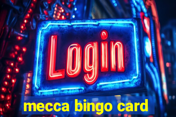 mecca bingo card