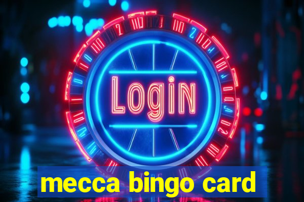 mecca bingo card